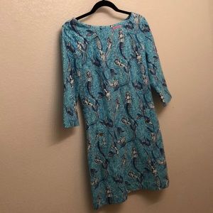 Lilly Pulitzer 3/4 Sleeve Shift Dress